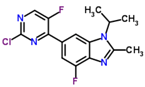 6-(2-chloro-5-fluoro-4-pyriMidinyl)-4-fluoro-2-Methyl-1-(1-Methylethyl)-1H-BenziMidazole