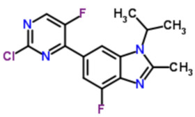 6-(2-chloro-5-fluoro-4-pyriMidinyl)-4-fluoro-2-Methyl-1-(1-Methylethyl)-1H-BenziMidazole