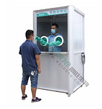 Non-positive pressure nucleic acid sampling station