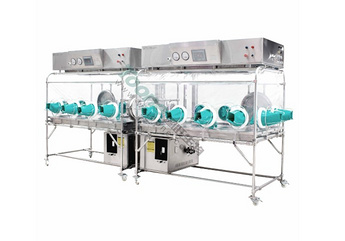 Double-sided soft cabin aseptic isolation system