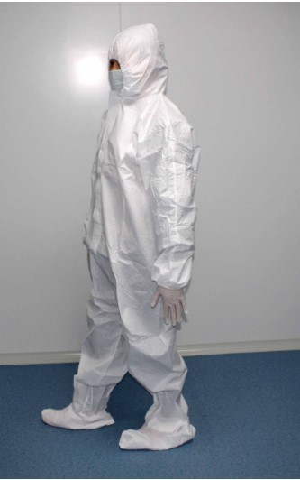 Disposable sterile protective clothing /four-piece coverall