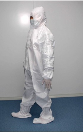 Disposable sterile protective clothing /four-piece coverall