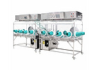 Double-sided soft cabin aseptic isolation system