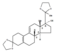 3,20-di(1,2-ethanediylacetal)-17α- hydroxy -estra-5(10),9(11)-dien-3,20-dione