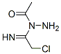 2-(2-Chloro-1-iminoethyl)hydrazine-carboxylic acid methyl ester