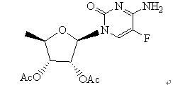 2’,3’-di-O-acetyl-5’-deoxy-5-fluorocytidine