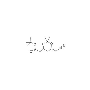 tert-Butyl (4R,3R)-6-cyanomethyl-2,2-dimethyl-1,3- dioxane-4-acetate [