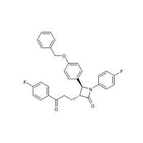 (3R,4S)-4-[4-(Benzyloxy)phenyl]-1-(4-fluorophenyl)-3-[3-(4-fluorophenyl)-3-oxopropyl]azetidin-2-one