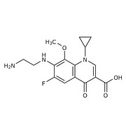 3-Quinolinecarboxylic acid, 7-[(2-aminoethyl)amino]-1-cyclopropyl-6-fluoro-1,4-dihydro-8-methoxy-4-o