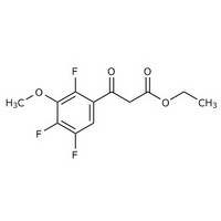 3-oxo-3(2,4,5-trifluoro-3-methoxy phenyl) propionic acid ethyl ester