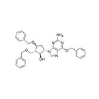 (1S,2S,3S,5S)-5-(2-Amino-6-(benzyloxy)-9H-purin-9-yl)-3-(benzyloxy) -2-(benzyloxymethyl) cyclopentan