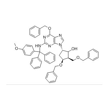 2R,3S,5S)-3-(Benzyloxy)-5-[2-[[(4-methoxyphenyl)diphenylmethyl]amino]-6-(phenylmethoxy)-9H-purin-9-y