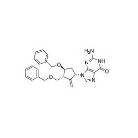 2-Amino-1,9-dihydro-9-[(1S,3R,4S)-4-(benzyloxy)-3-(benzyloxymethyl)-2-methylenecyclopentyl]-6H-purin