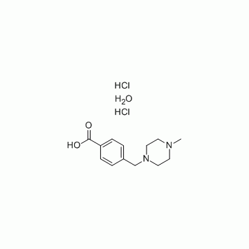 4-[(4-Methyl-1-piperazinyl)methyl]benzoic acid dihydrochloride hemihydrate