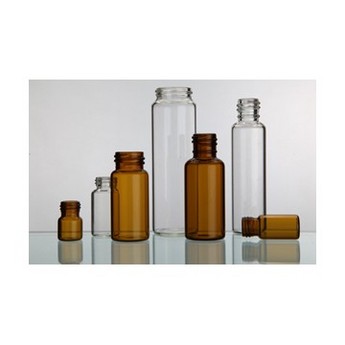 Borosilicate,low-borosilicate,soda-lime glass tubular screwed-neck bottle