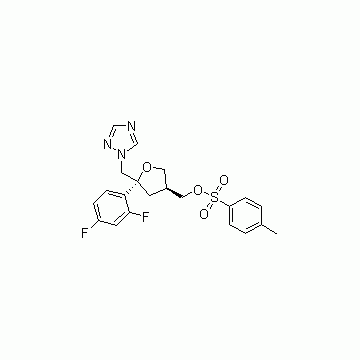 (5R-cis)-Toluene-4-sulfonic acid 5 -(2,4-difluoroph  enyl)-5-(1H-1,2,4-triazol-1-yl)methyltetrahydro
