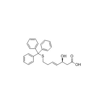 (3S)-3-hydroxy-7-tritylsulfanylhept-4-enoic acid