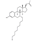 ：(7a,17b)-7-(9-Bromononyl)-estra-1,3,5(10)-triene-3,17-diol 17-acetate