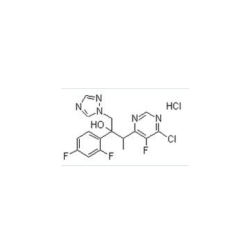 (2R,3S/2S,3R)-3-(4-Chloro-5-fluoro-6-pyrimidinyl)-2-(2,4-difluorophenyl)butan-2-ol hydrochloride 