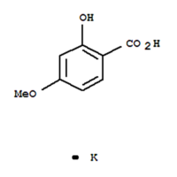 Benzoic acid,2-hydroxy-4-methoxy-, potassium salt (1:1)