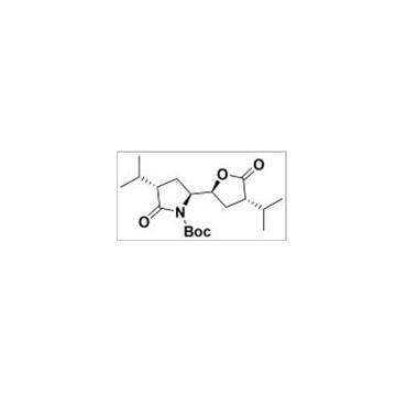 (3S,5S)-tert-butyl 3-isopropyl-5-((2S,4S)-4-isopropyl-5-oxo-tetrahydrofuran-2-yl)-2-oxopyrrolidine-1