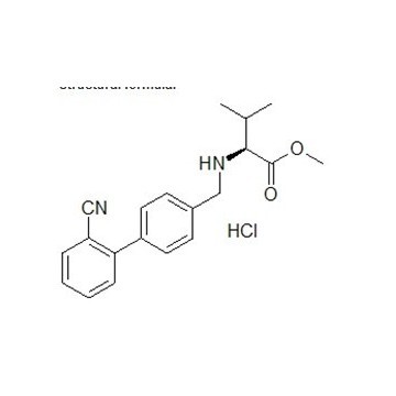 N-[(2'-cyano[1,1'biphenyl]-4-yl)-methyl]-(L)-valine methyl ester monohydrochloride