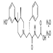 2-[[(2S)-2-benzyl-3-[(3R,4R)-4-(3-hydroxyphenyl)-3,4-dimethyl-1-piperi dyl]propanoyl]amino]acetic ac