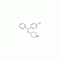 4-[1-(4-Chlorophenyl)-1-(2-pyridyl)methoxy]piperidine