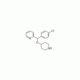 4-[1-(4-Chlorophenyl)-1-(2-pyridyl)methoxy]piperidine