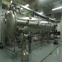 The vacuum continuous belt drier in low temperature