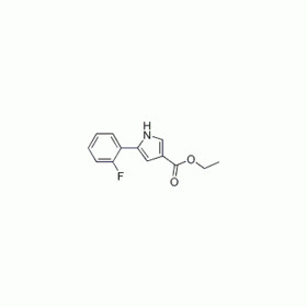 TAK 438-1H-Pyrrole-3-carboxylic acid, 5-(2-fluorophenyl)-, ethyl ester