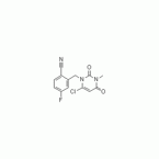 2-[(6-Chloro-3,4-dihydro-3-methyl-2,4-dioxo-1(2H)-pyrimidinyl)methyl]-4-fluorobenzonitrile