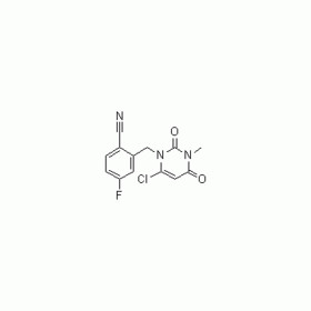 2-[(6-Chloro-3,4-dihydro-3-methyl-2,4-dioxo-1(2H)-pyrimidinyl)methyl]-4-fluorobenzonitrile