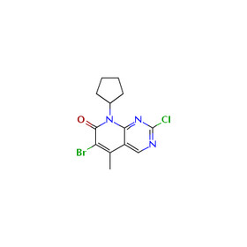 Palbociclib intermediate-6-Bromo-2-chloro-8-cyclopentyl-5-methylpyrido-[2,3-d]pyrimidin-7(8H)-one