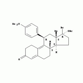 Ulipristal acetate，17α-Acetoxy-11β-[4-N,N-dimethylaminophenyl]-19-norpregna-4,9-diene-3,20-dione;CDB