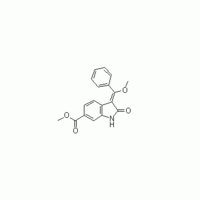 2,3-Dihydro-3-(methoxyphenylmethylene)-2-oxo-1H-indole-6-carboxylic acid methyl ester
