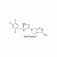 Sitagliptin phosphate; 7-[(3R)-3-Amino-1-oxo-4-(2,4,5-trifluorophenyl)Butyl]-5,6,7,8-tetrahydro-3-(t