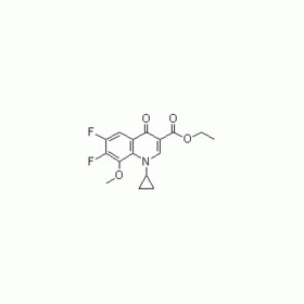 1-Cyclopropyl-6,7-Difluoro-1,4-Dihydro-8-Methoxy-4-Oxo-3-Quinolinecarboxylic Acid