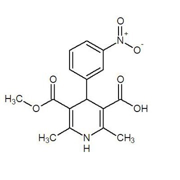 2,6-Dimethyl-5-methoxycarbonyl-4-(3-nitrophenyl)-1,4-dihydorpyridine-3-carboxylic acid