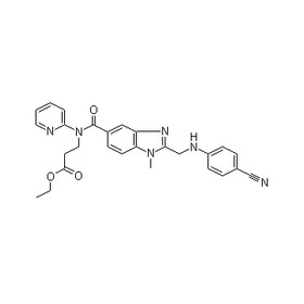 3-[[[2-[[(4-Cyanophenyl)amino]methyl]-1-methyl-1H-benzimidazol-5-yl]carbonyl]pyridin-2-ylamino]propi