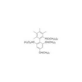 2-Di-t-butylphosphino-3,4,5,6-tetramethyl-2',4',6'-tri-i-propylbiphenyl,98%   Me4 t-butylXPhos