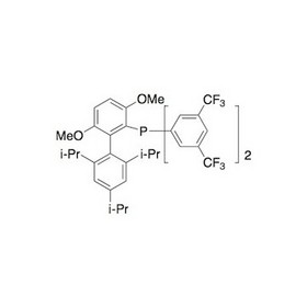 2-Di[3,5-bis(trifluoromethyl)phenylphosphino]-3,6-dimethoxy-2'-4'-6'-tri-i-propyl-1,1'-biphenyl,    