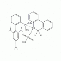 Methanesulfonato(2-di-t-butylphosphino-2',4',6'-tri-i-propyl-1,1'-biphenyl)(2'-amino-1,1'-biphenyl-2