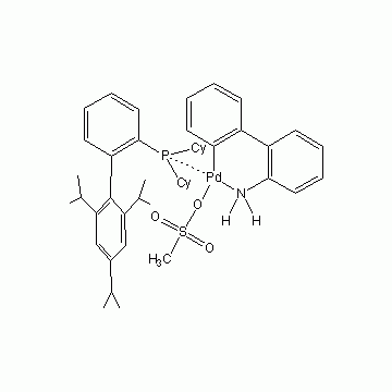 Methanesulfonato(2-dicyclohexylphosphino-2',4',6'-tri-i-propyl-1,1'-biphenyl)(2'-amino-1,1'-biphenyl