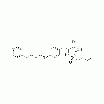 N-(butylsulfonyl)-O-[4-(4-pyridinyl)butyl]-L-tyrosine