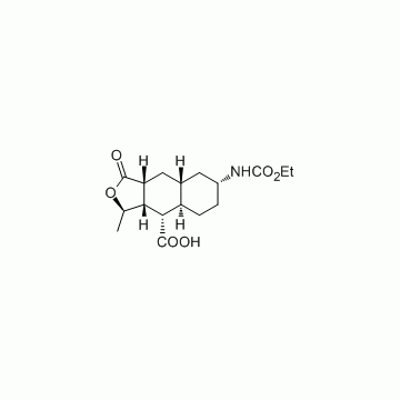 (3R,3aR,4S,4aR,7R,8aR,9aR)-7-((Ethoxycarbonyl)amino)-3-methyl-1-oxododecahydronaphtho[2,3-c]furan-4-