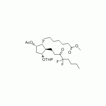 Methyl 7-((1R,2R,3R,5S)-5-acetoxy-2-(4,4-difluoro-3-oxooctyl)-3-(tetrahydro-2H-pyran-2-yloxy)cyclope