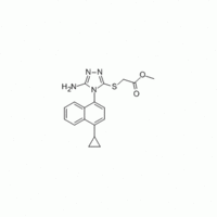 Acetic acid, 2-​((5-​amino-​4-​(4-​cyclopropyl-​1-​naphthalenyl)​-​4H-​1,​2,​4-​triazol-​3-​yl)​thio