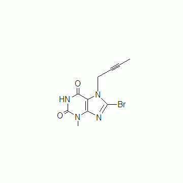 8-bromo-7-but-2-yn-1-yl-3-methyl-3,7-dihydro-1H-purine-2,6-dione