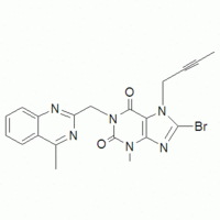 8-bromo-7-but-2-yn-1-yl-3-methyl-1-[(4-methylquinazolin-2-yl)methyl]-3,7-dihydro-1H-purine-2,6-dione